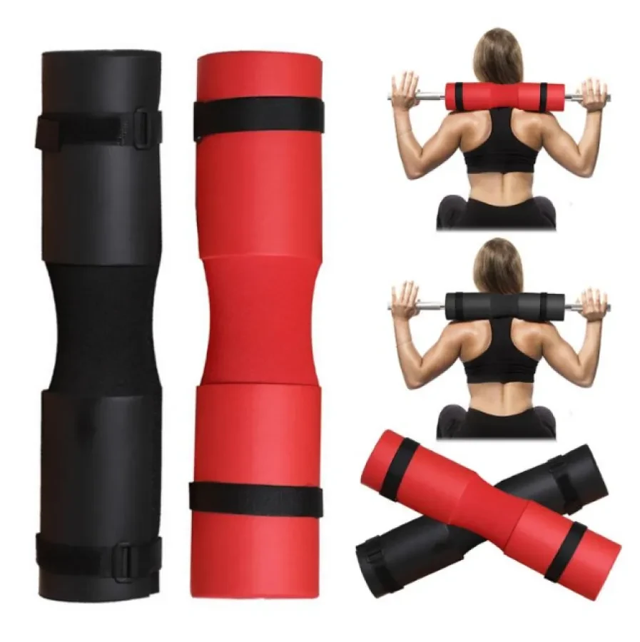 T-FLY Barbell Squat Pad Foam Weight Lifting Neck Shoulder Protect Support with Straps