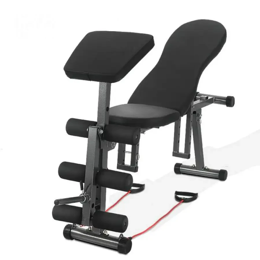 Dumbbell Bench Equipment Reclining Belly Folding Chair Exercise Table for Family Weightlifting and Strength Training – Fit Alphaa
