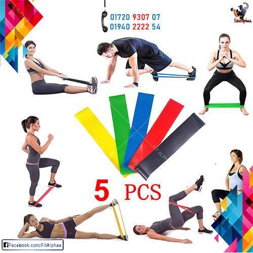 5 Pieces Exercise Resistance Belt