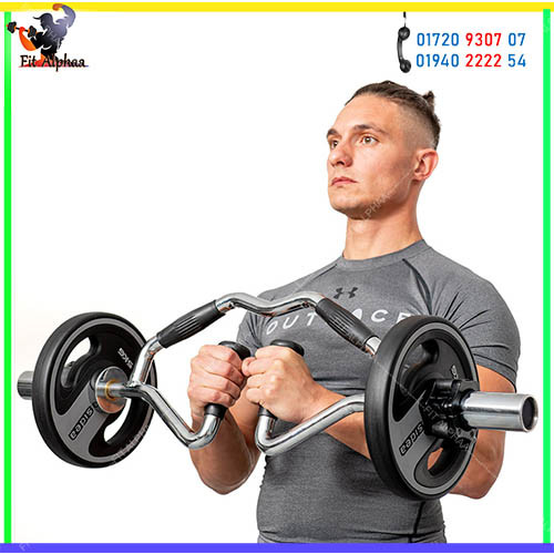 Triceps Bar 85 cm Multi-grip barbell with rubberized handles