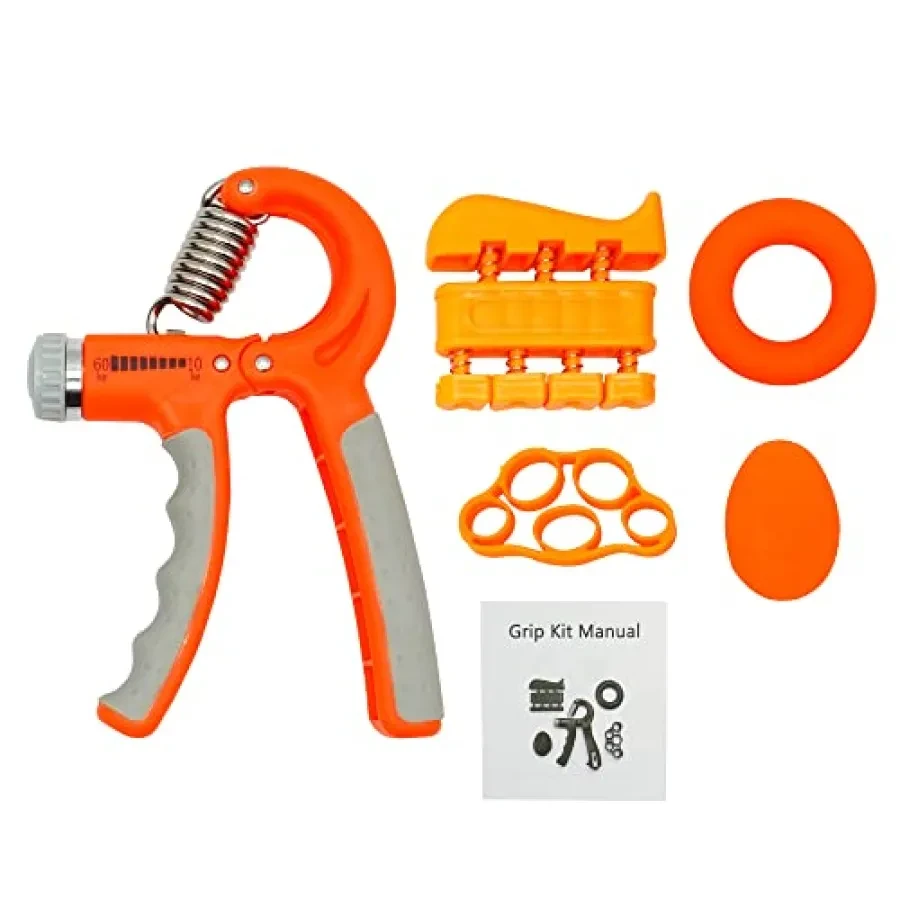 Adjustable Hand Gripper Set Of 5, Finger Exercise Equipment Hand Grip For Gym, Hand Grip Strengthener & Hand Exercise Equipment