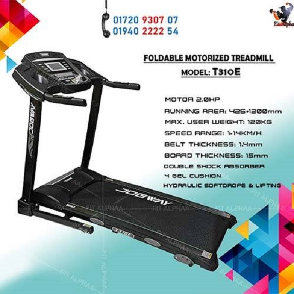 Foldable Motorized Treadmill Jogway T310e